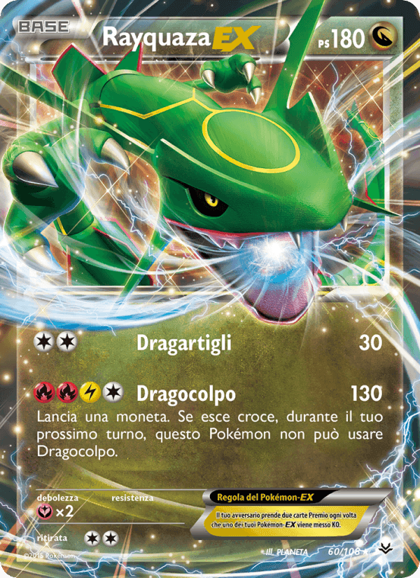 Furie Volanti の 60 番、Rayquaza EX