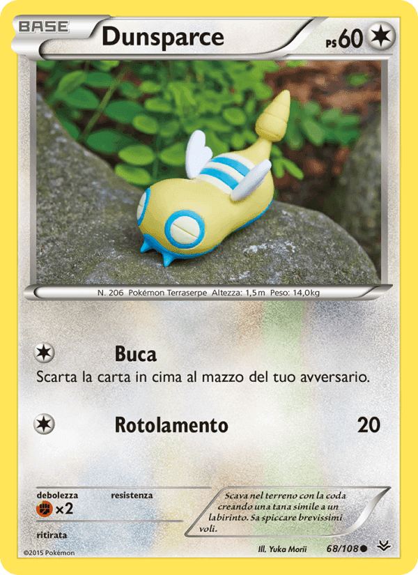 Dunsparce, carta 68 di Furie Volanti