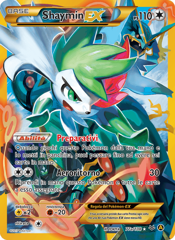 Shaymin EX, carta 77a di Furie Volanti