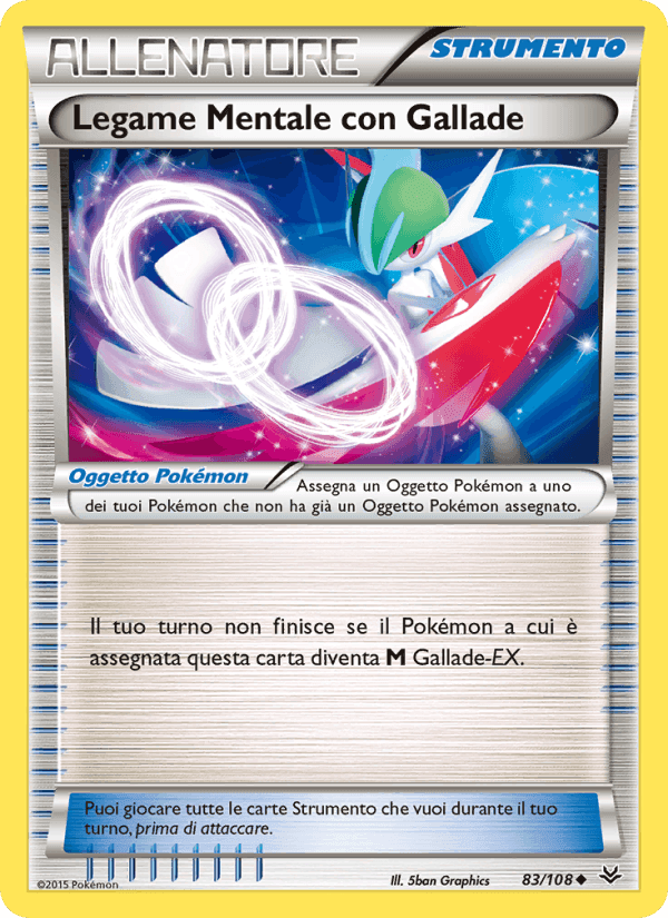 Legame Mentale con Gallade, carta 83 di Furie Volanti