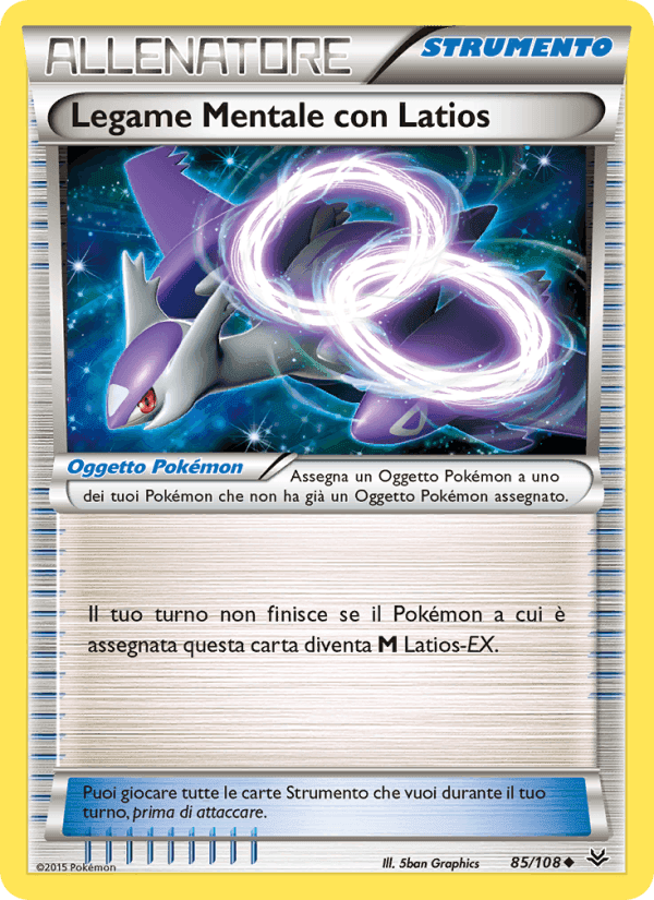 Legame Mentale con Latios, carta 85 di Furie Volanti