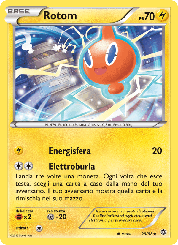 Rotom, carte 29 de Antiche Origini