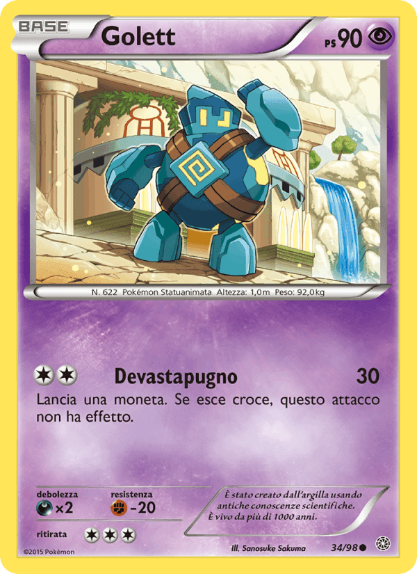 Golett, carta 34 di Antiche Origini