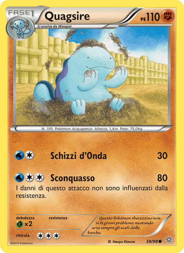 Quagsire, carta 39 di Antiche Origini