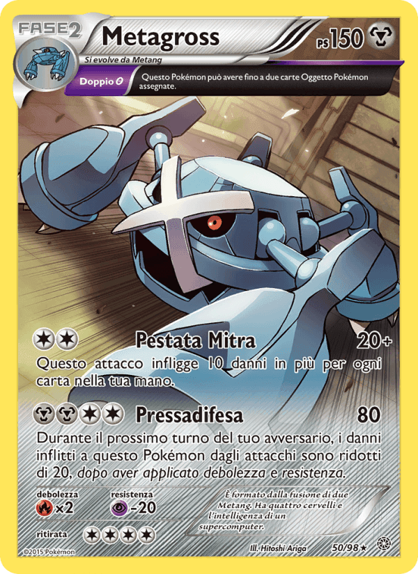 Metagross, carte 50 de Antiche Origini