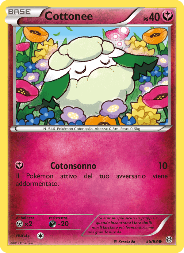 Cottonee, carte 55 de Antiche Origini