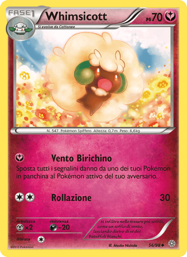 Whimsicott, carta 56 de Antiche Origini