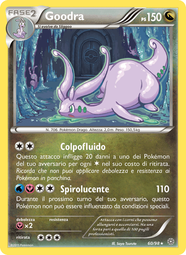 Goodra, carte 60 de Antiche Origini