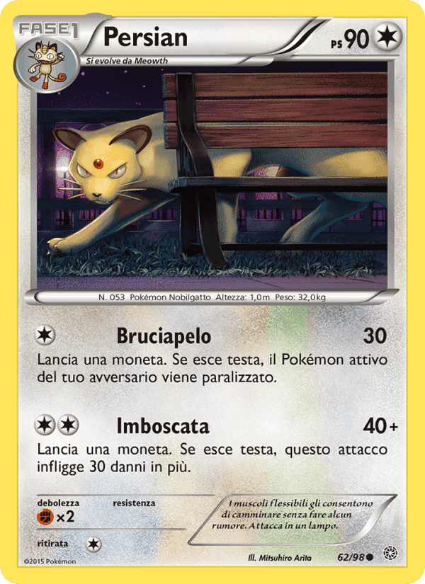 Persian, carta 62 di Antiche Origini