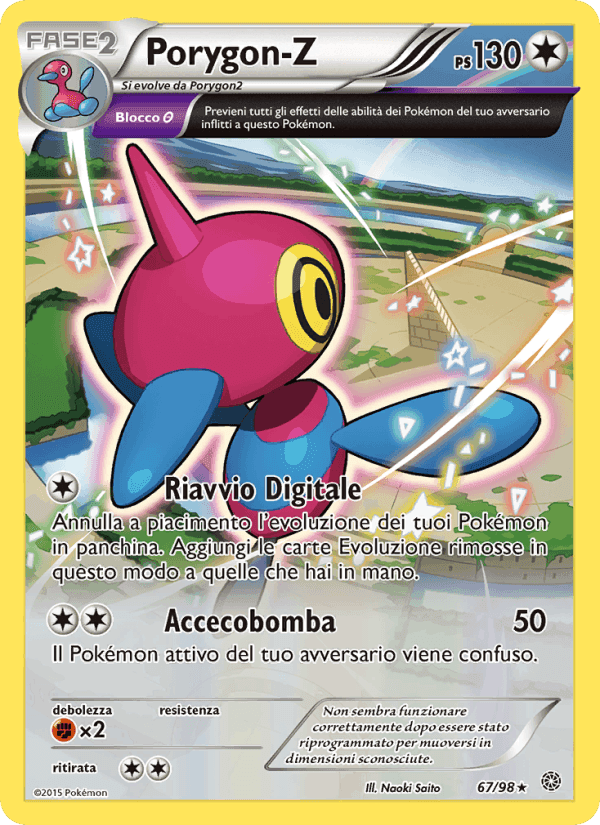 Porygon-Z, carta 67 di Antiche Origini