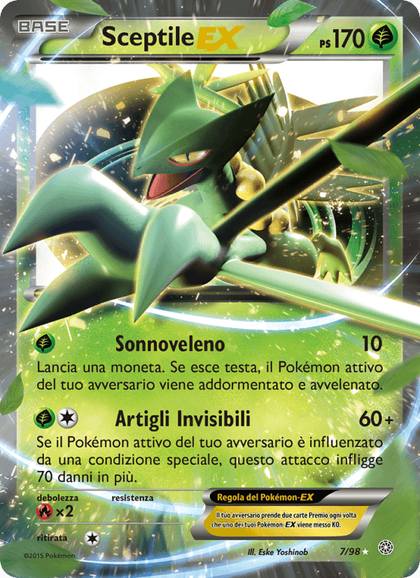 Sceptile EX, carta 7 di Antiche Origini