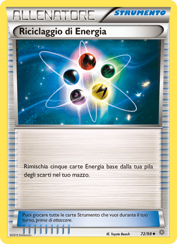 Riciclaggio di Energia, carta 72 di Antiche Origini