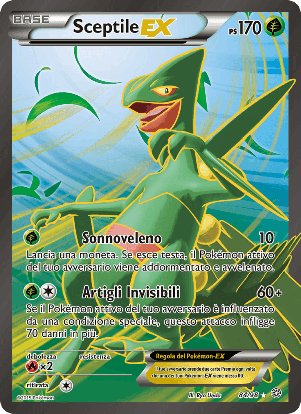 Sceptile EX, carta 84 di Antiche Origini