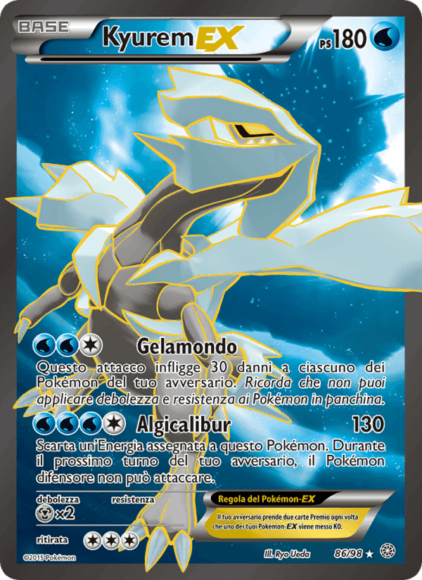 Kyurem EX, carta 86 di Antiche Origini