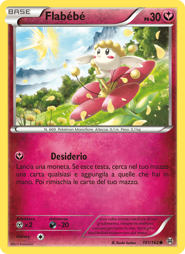 Flabébé, carta 101 di Turbo Blitz