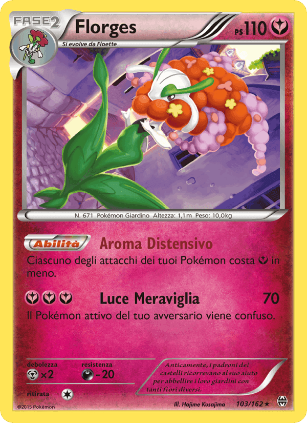 Florges, carta 103 di Turbo Blitz