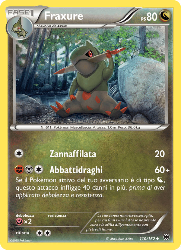 Fraxure, carta 110 di Turbo Blitz