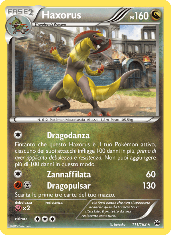 Turbo Blitz の 111 番、Haxorus