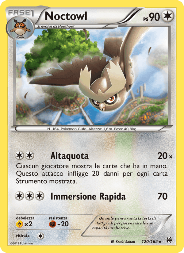Noctowl, carta 120 di Turbo Blitz