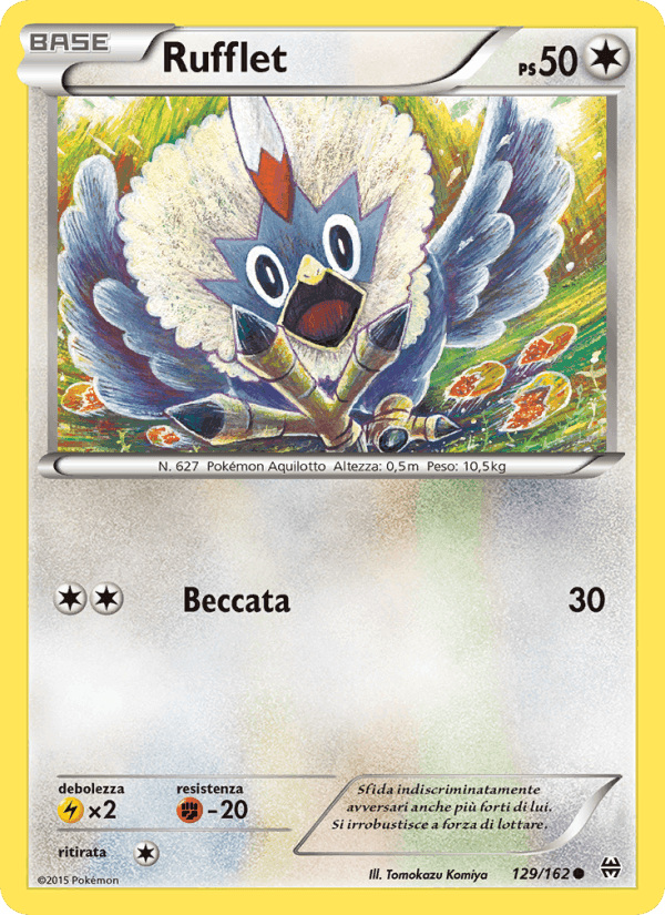 Rufflet, carte 129 de Turbo Blitz