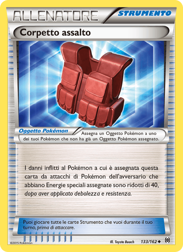 Corpetto assalto, card 133 from Turbo Blitz