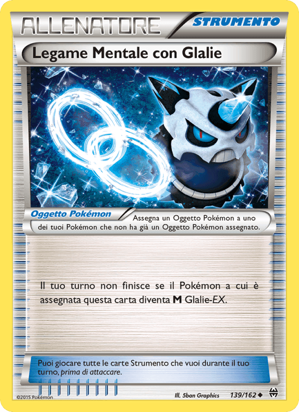 Legame Mentale con Glalie, carta 139 di Turbo Blitz