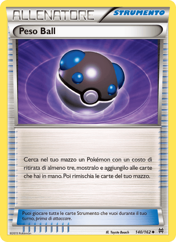 Peso Ball, card 140 from Turbo Blitz