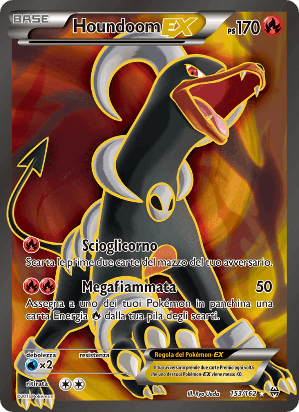 Houndoom EX, carta 153 di Turbo Blitz