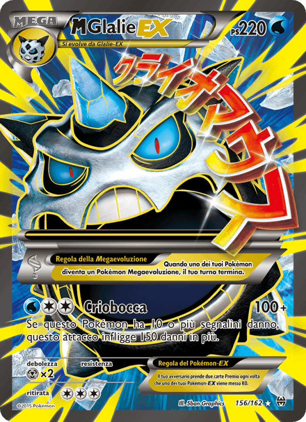 M Glalie EX, carta 156 di Turbo Blitz
