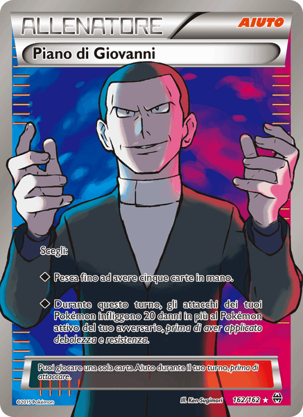 Piano di Giovanni, carta 162 di Turbo Blitz