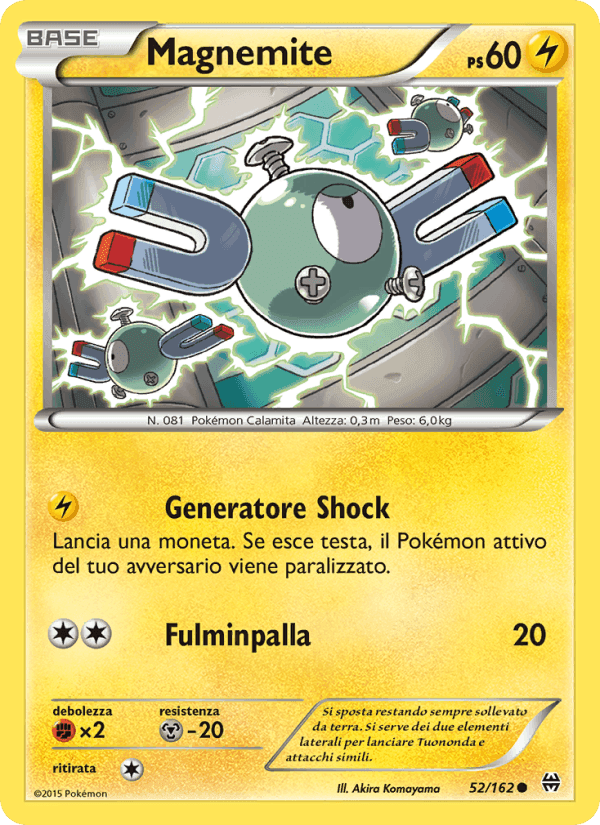 Magnemite, carte 52 de Turbo Blitz