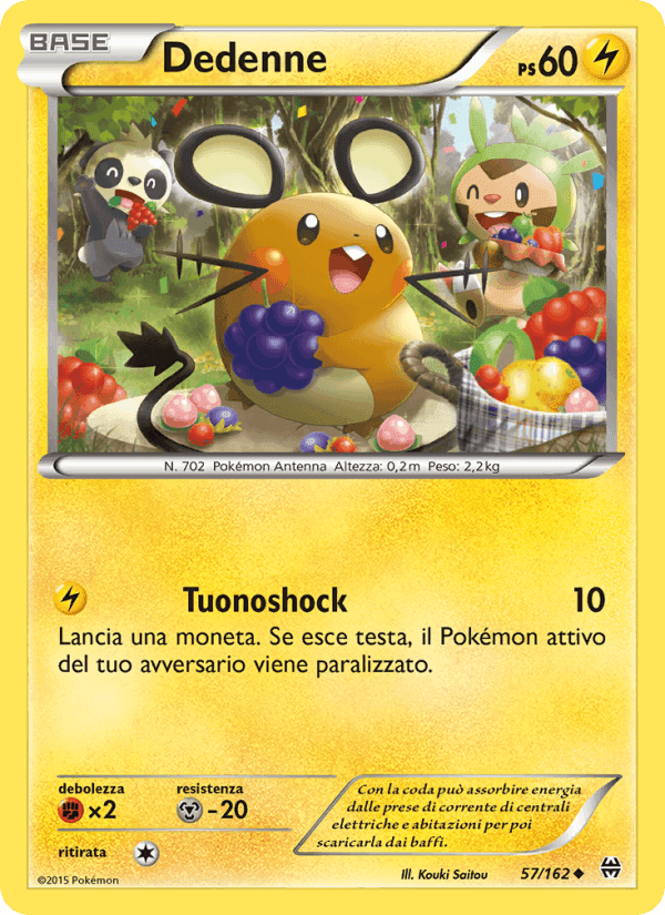 Dedenne, carta 57 de Turbo Blitz