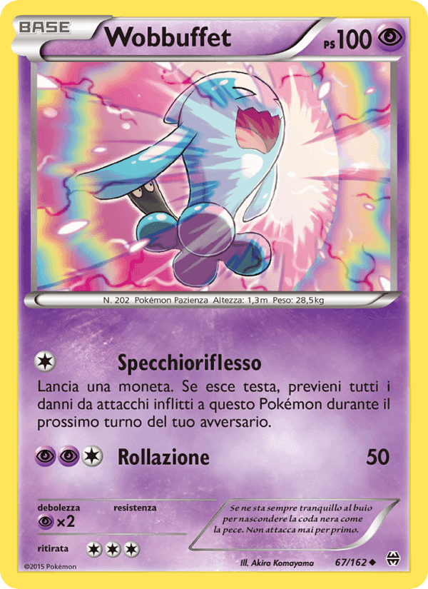 Wobbuffet, carta 67 di Turbo Blitz
