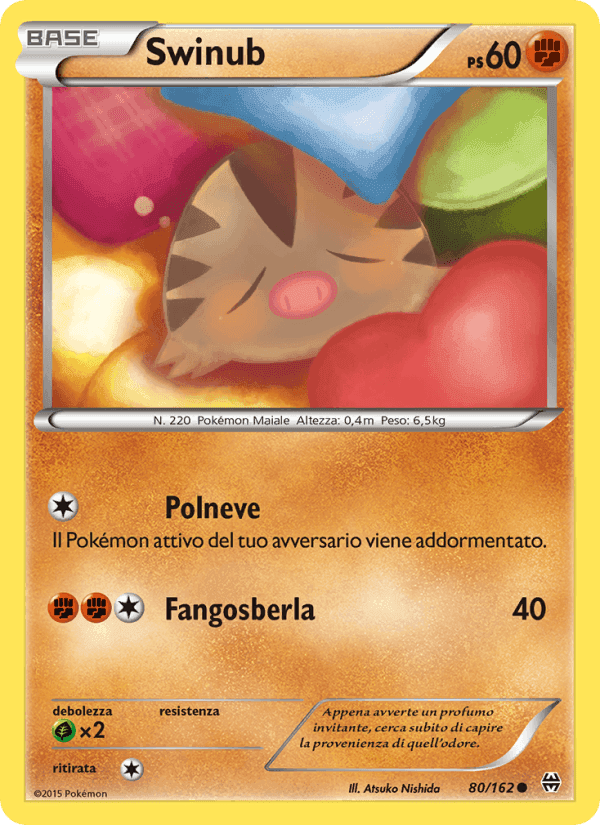 Swinub, carta 80 di Turbo Blitz