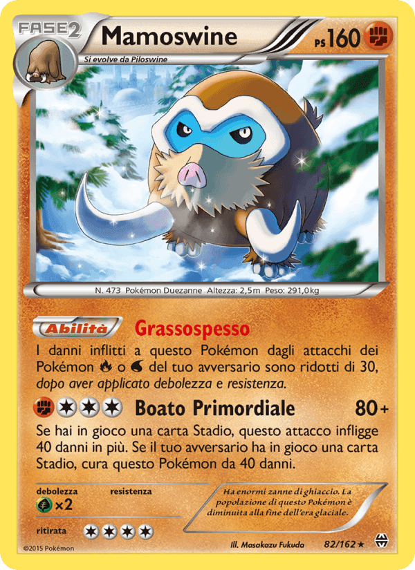 Mamoswine, card 82 from Turbo Blitz