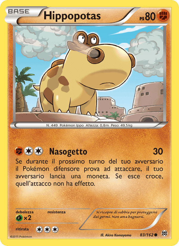 Hippopotas, carta 83 di Turbo Blitz
