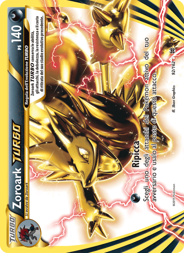 Zoroark TURBO, card 92 from Turbo Blitz