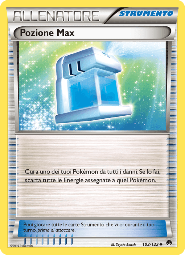 Pozione Max, card 103 from Turbo Crash