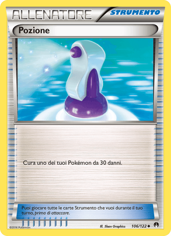 Pozione, carta 106 di Turbo Crash