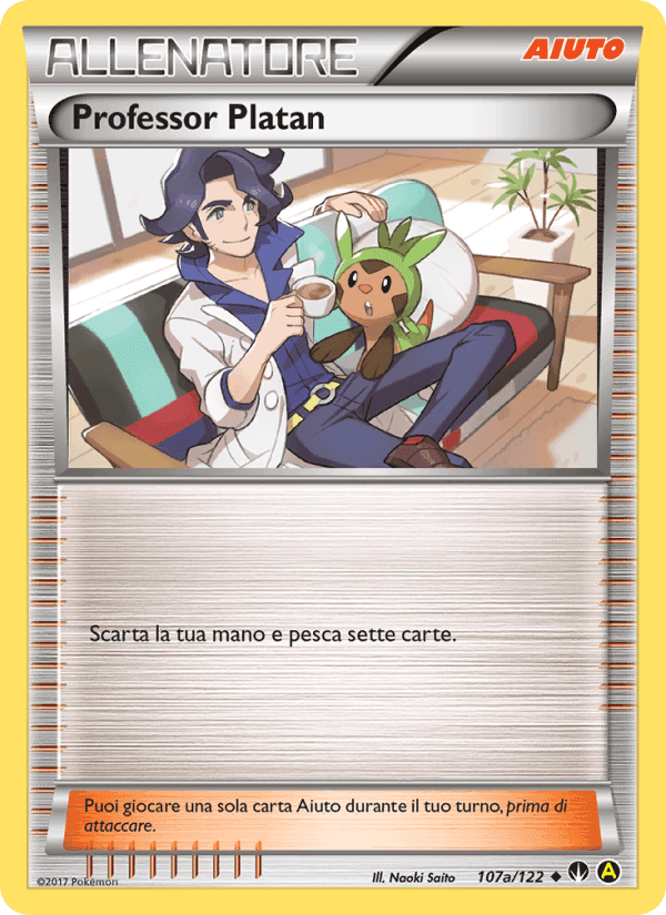 Professor Platan, carta 107a di Turbo Crash