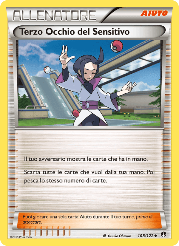 Terzo Occhio del Sensitivo, carta 108 di Turbo Crash