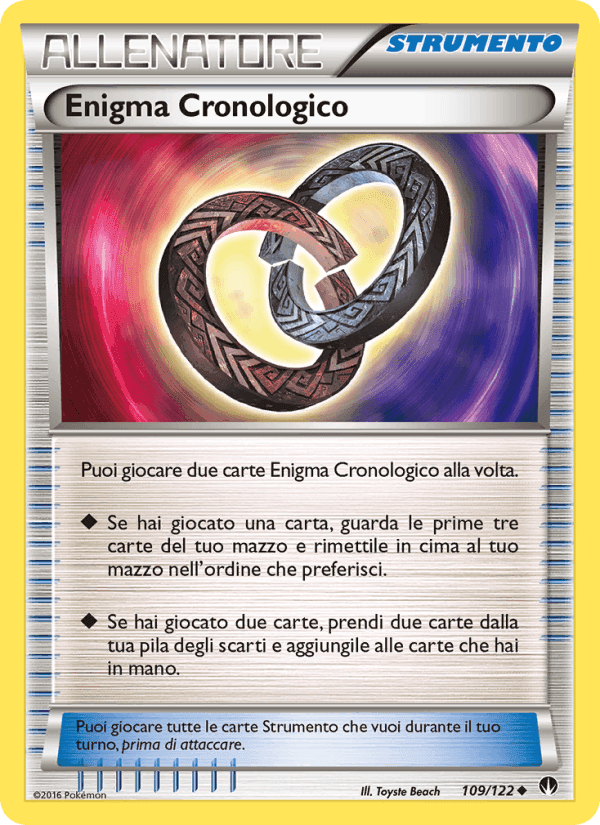 Enigma Cronologico, carta 109 di Turbo Crash