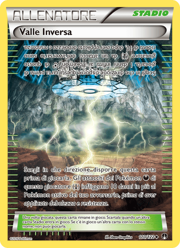 Valle Inversa, carta 110 di Turbo Crash