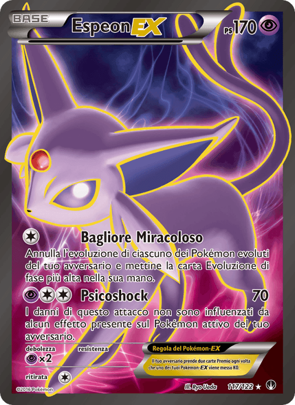 Espeon EX, carta 117 di Turbo Crash