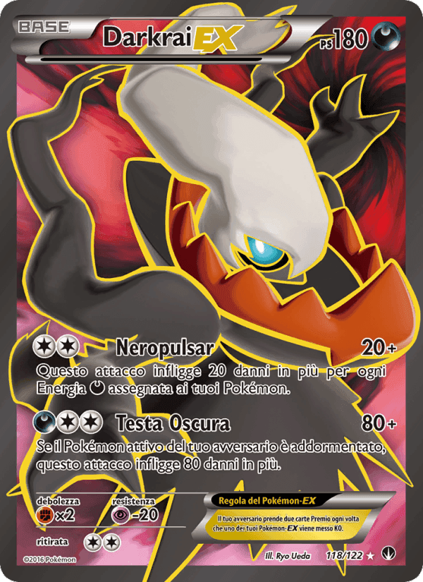 Darkrai EX, card 118 from Turbo Crash