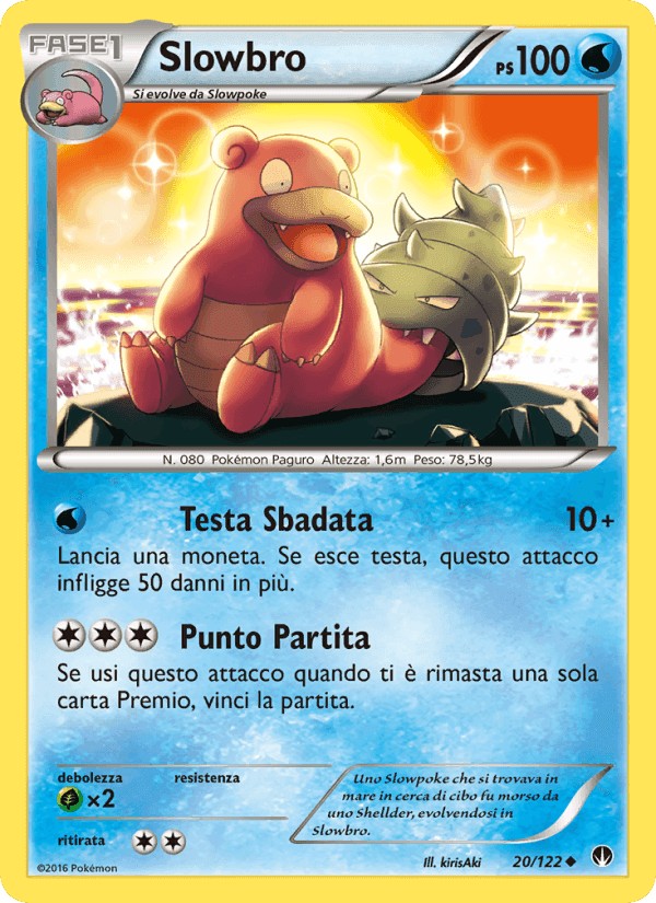 Turbo Crash の 20 番、Slowbro