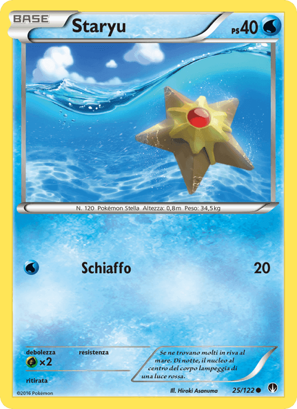 Staryu, carta 25 di Turbo Crash