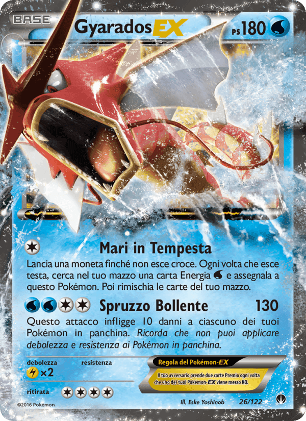 Gyarados EX, carta 26 di Turbo Crash