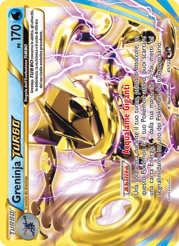 Greninja TURBO, carta 41 di Turbo Crash