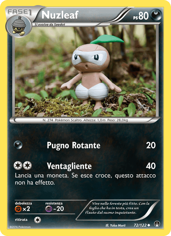 Nuzleaf, card 72 from Turbo Crash